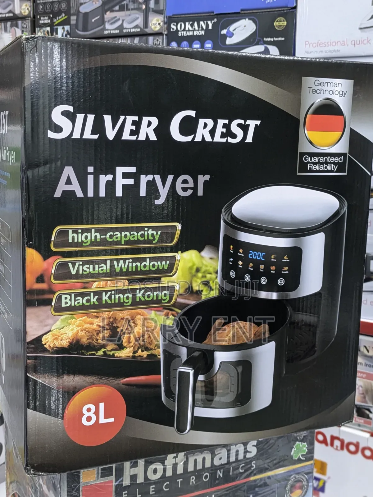 Silvercrest 8l Air Fryer Healthy Cooking Oil-Free Air Fryer