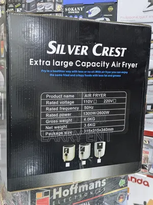 Silvercrest 8l Air Fryer Healthy Cooking Oil-Free Air Fryer