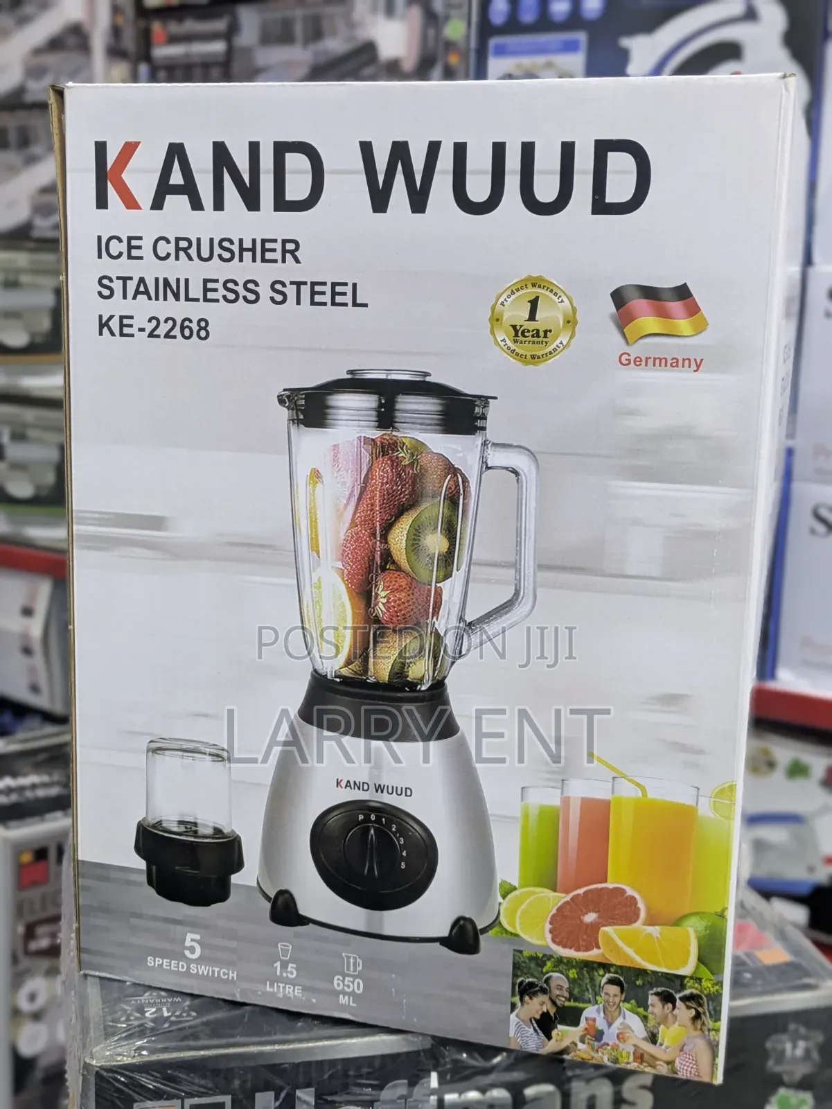 Kand Wuud 1.5l Blender for Smoothies Juice Multi-Purpose Blender