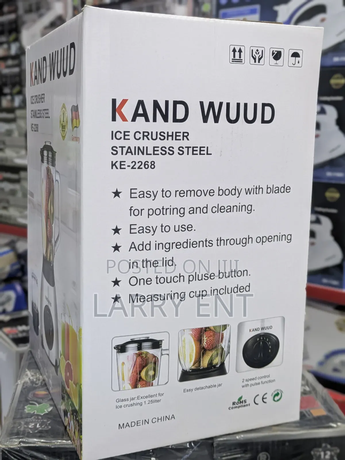 Kand Wuud 1.5l Blender for Smoothies Juice Multi-Purpose Blender