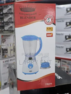 Couronne 1.5l 300w Blender 2-in-1 With Grinder Smoothie Juice Maker