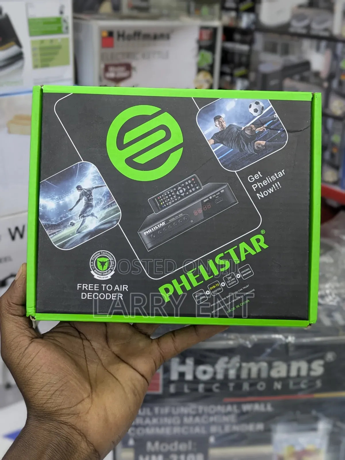 Phelistar Free to Air Decoder No Monthly Subscription Hd 1080 Usb Hdmi