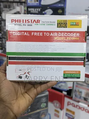 Phelistar Free to Air Decoder DVB-T2 Hd Digital Tv Box Hdmi Receiver