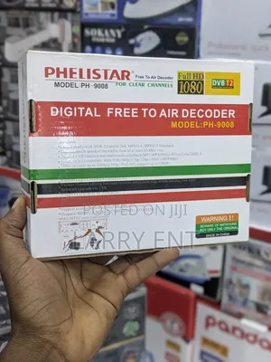 Phelistar DVB-T2 Free to Air Tv Decoder Hd 1080p No Subscription