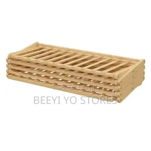 Foldable Bamboo Shoe Rack – 5-Tier Space-Saving Organizer