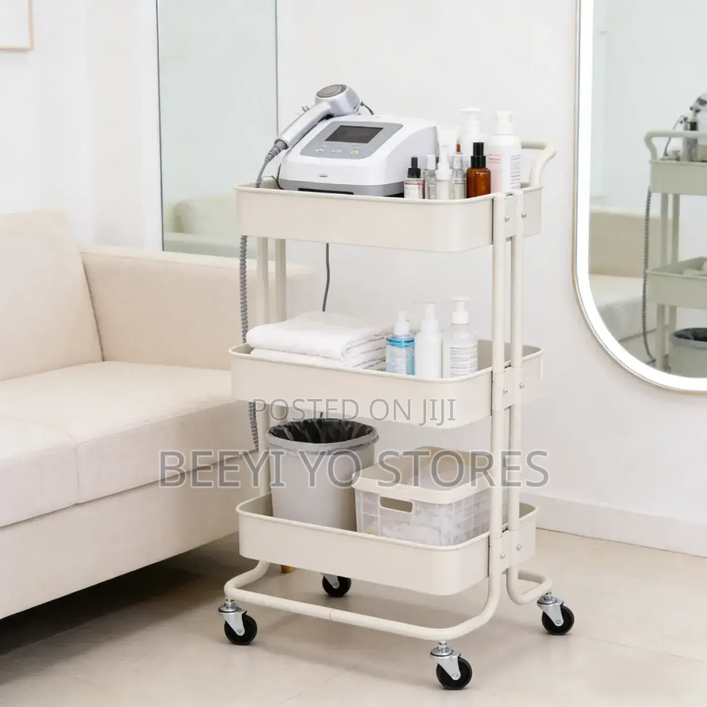Versatile Mobile Storage Trolley – Ideal for Kitchen, Office Beauty