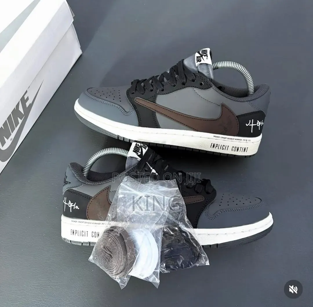 Nike Air Jordan 1 Low Utopia X Travis Scott Cactus Jack Sneakers