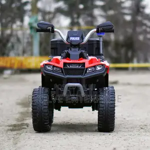 Electric Atv for Children 3-6 Years Old, Kinderauto Police,