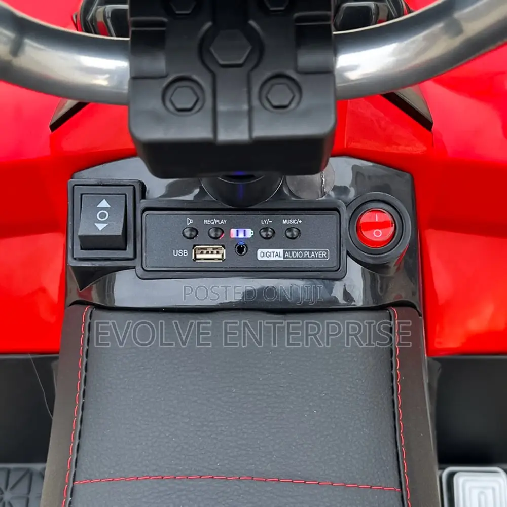 Electric Atv for Children 3-6 Years Old, Kinderauto Police,