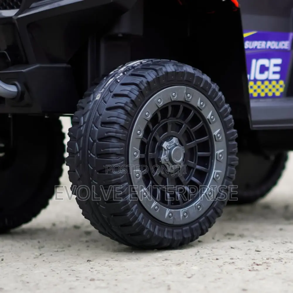 Electric Atv for Children 3-6 Years Old, Kinderauto Police,