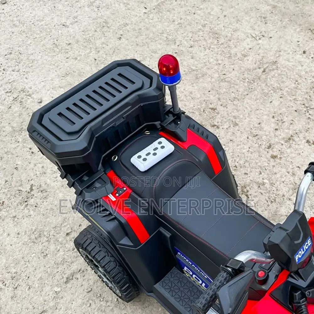 Electric Atv for Children 3-6 Years Old, Kinderauto Police,