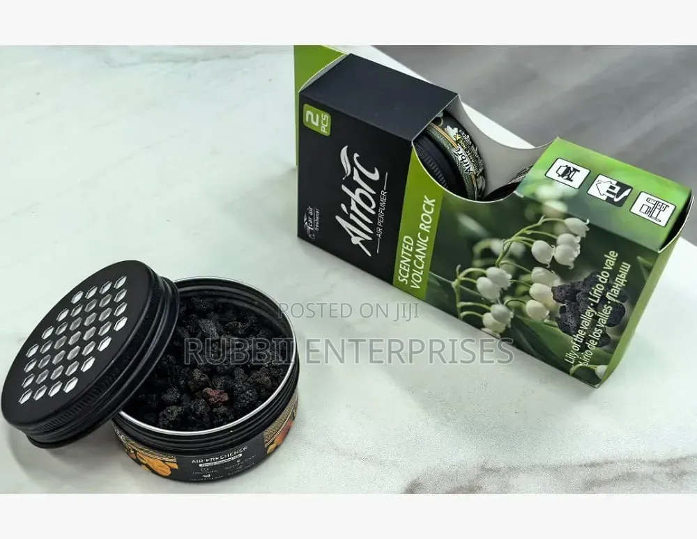 Airbrc Scented Volcanic Rock Car Air Freshener ~ Lily of the Valley