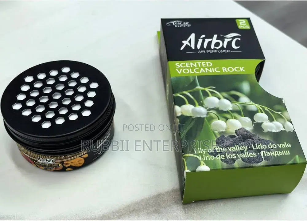 Airbrc Scented Volcanic Rock Car Air Freshener ~ Lily of the Valley