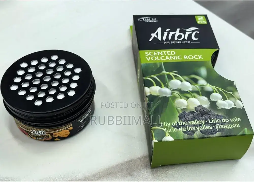 Airbrc Scented Volcanic Rock Car Air Freshener ~ Lily of the Valley