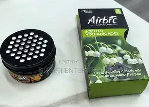 Airbrc Scented Volcanic Rock Car Air Freshener ~ Lily of the Valley