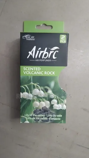 Airbrc Scented Volcanic Rock Car Air Freshener ~ Lily of the Valley