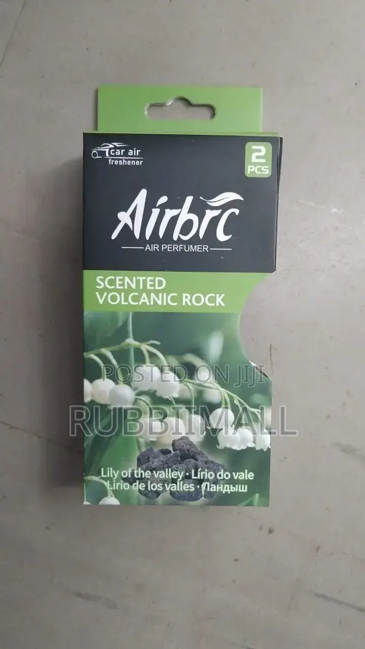 Airbrc Scented Volcanic Rock Car Air Freshener ~ Lily of the Valley