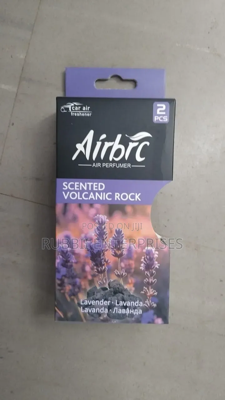 Airbrc Scented Volcanic Rock Car Air Freshener ~ Lavender