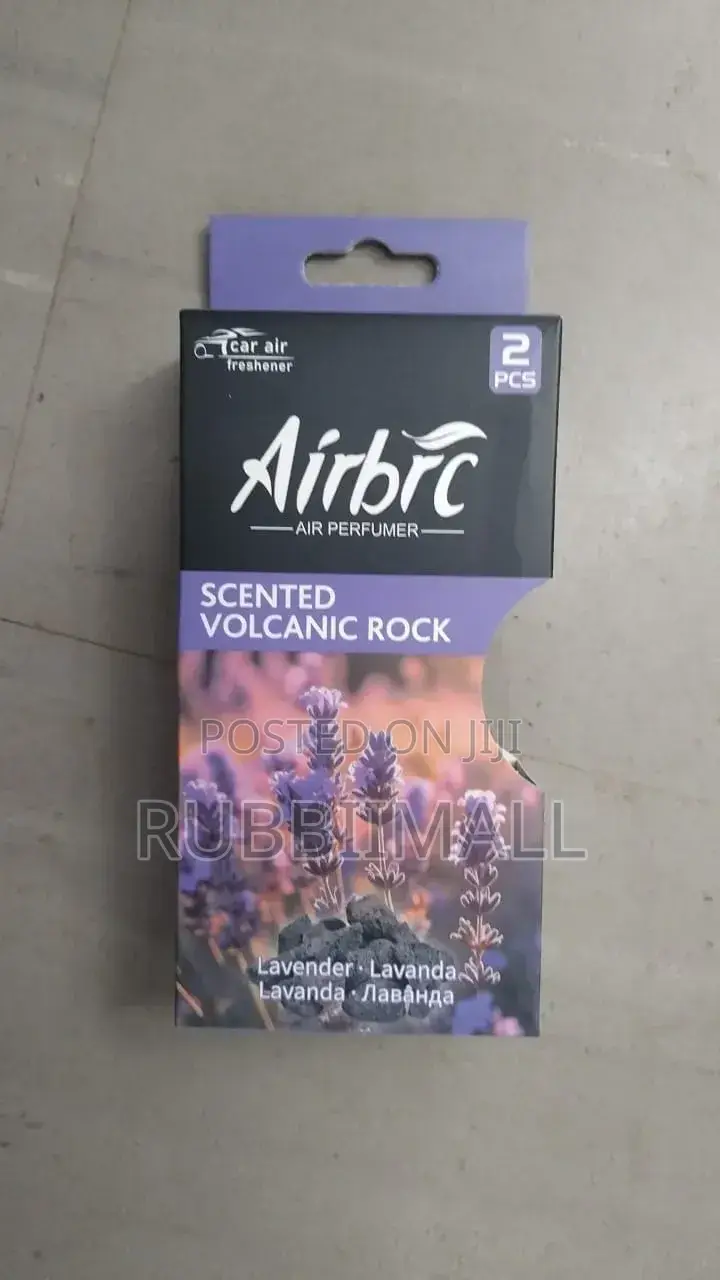 Airbrc Scented Volcanic Rock Car Air Freshener ~ Lavender