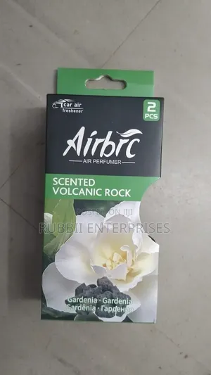 Airbrc Scented Volcanic Rock Car Air Freshener ~ Gardenia
