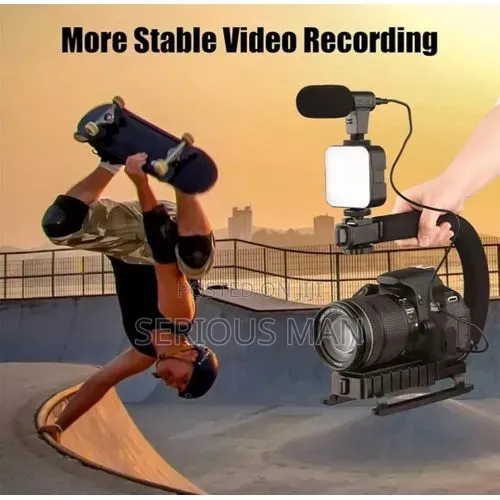 U/C-Shape Portable Handheld Camera Stabilizer