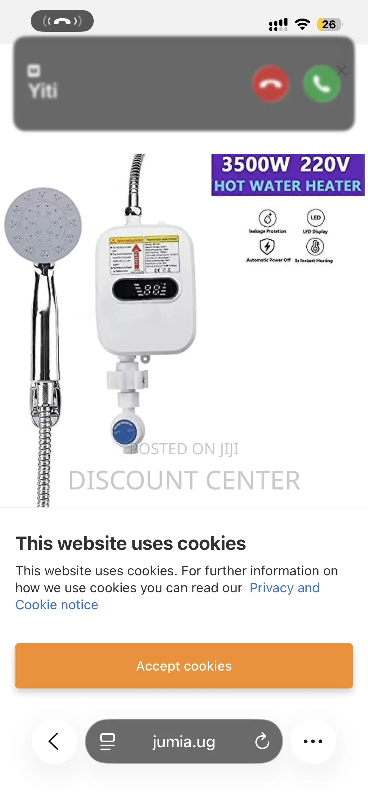 Water Heater Digital