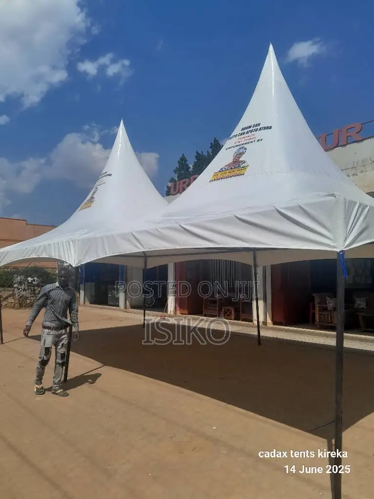 A Double Canopy Political Tent