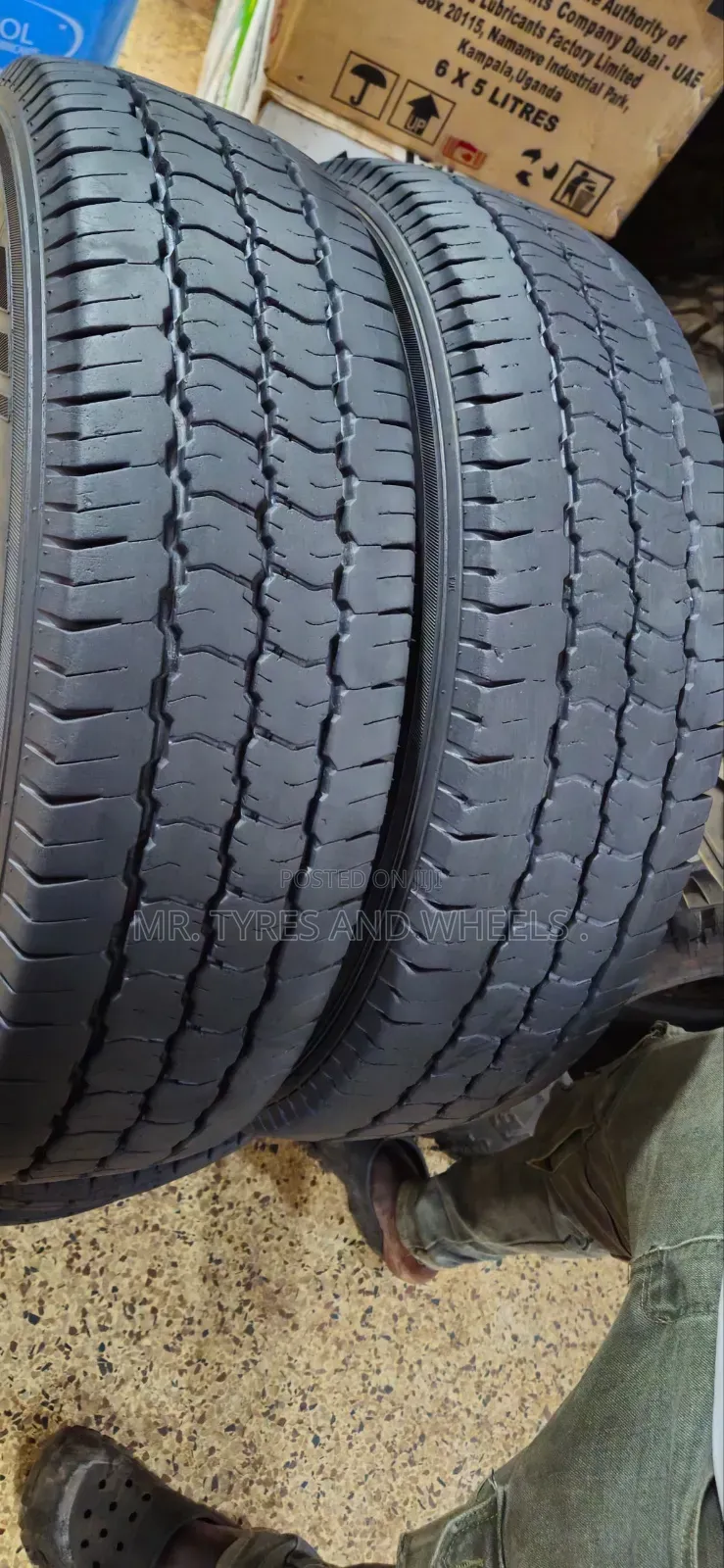 It Is 205 70 R15c in the Type of Joyroad Used Bt Still Gd Tires.