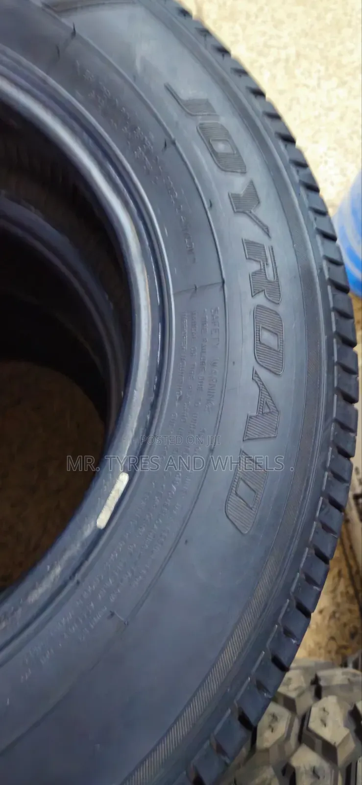 It Is 205 70 R15c in the Type of Joyroad Used Bt Still Gd Tires.