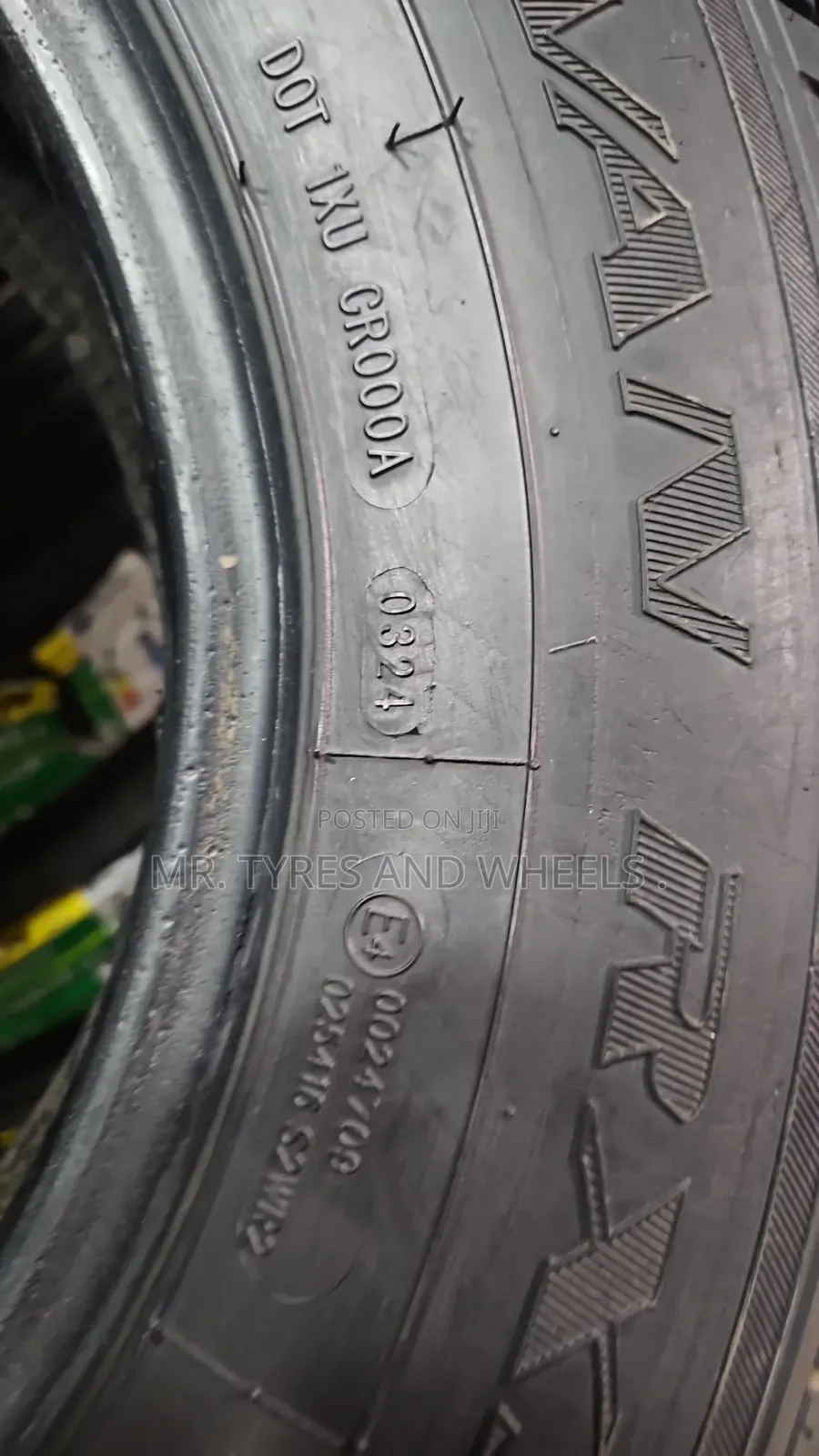 It Is 205 70 R15c in the Type of Joyroad Used Bt Still Gd Tires.