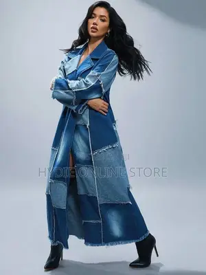 Classic Jean Ladies Long Jacket