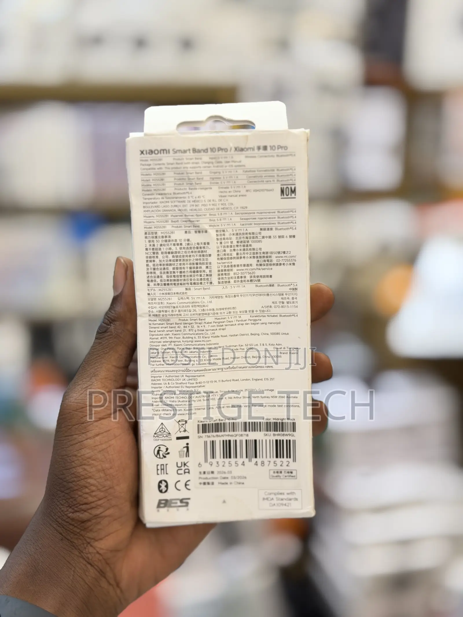 Xiaomi Mi Smart Band 10 Pro, 21 Day Battery Life, 1.74inch Display