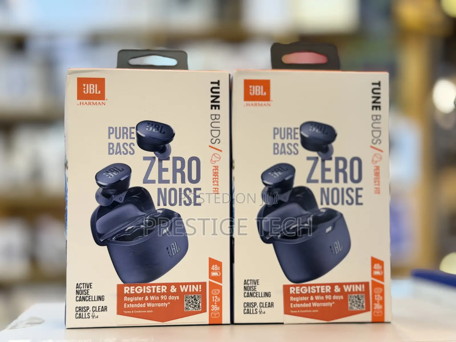 JBL Tune Buds, True Wireless Noise Cancelling Earbuds, Bass Sound