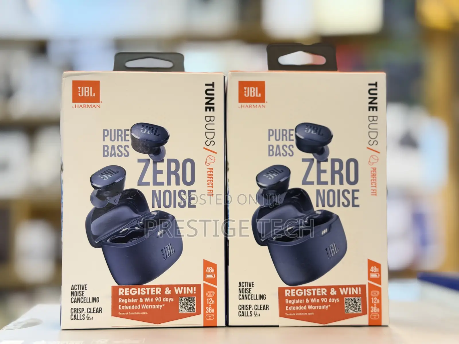 JBL Tune Buds, True Wireless Noise Cancelling Earbuds, Bass Sound