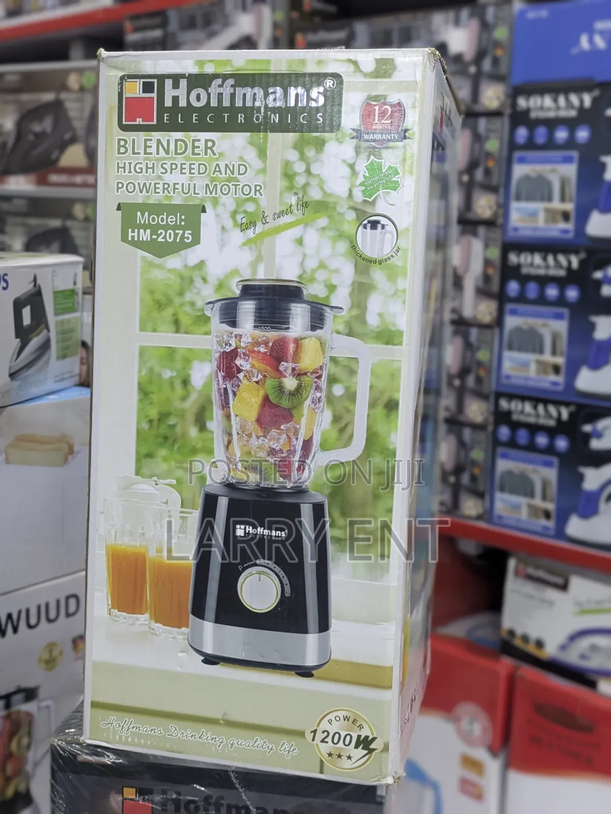 Hoffman 2l Blender Maker Juice Blender