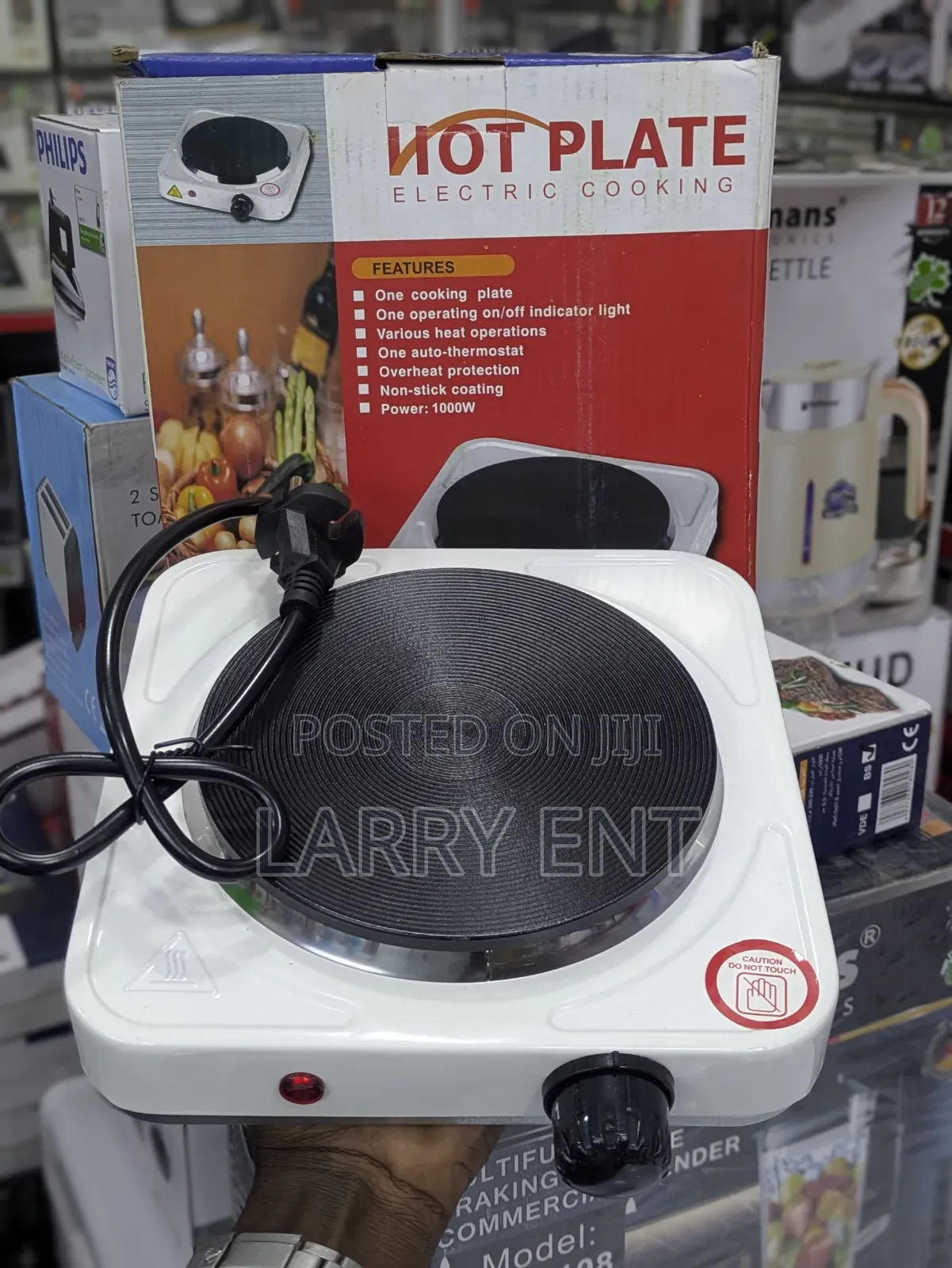 Single Electric Hot Plate 1000w Portable Electric Fast Heating Burner