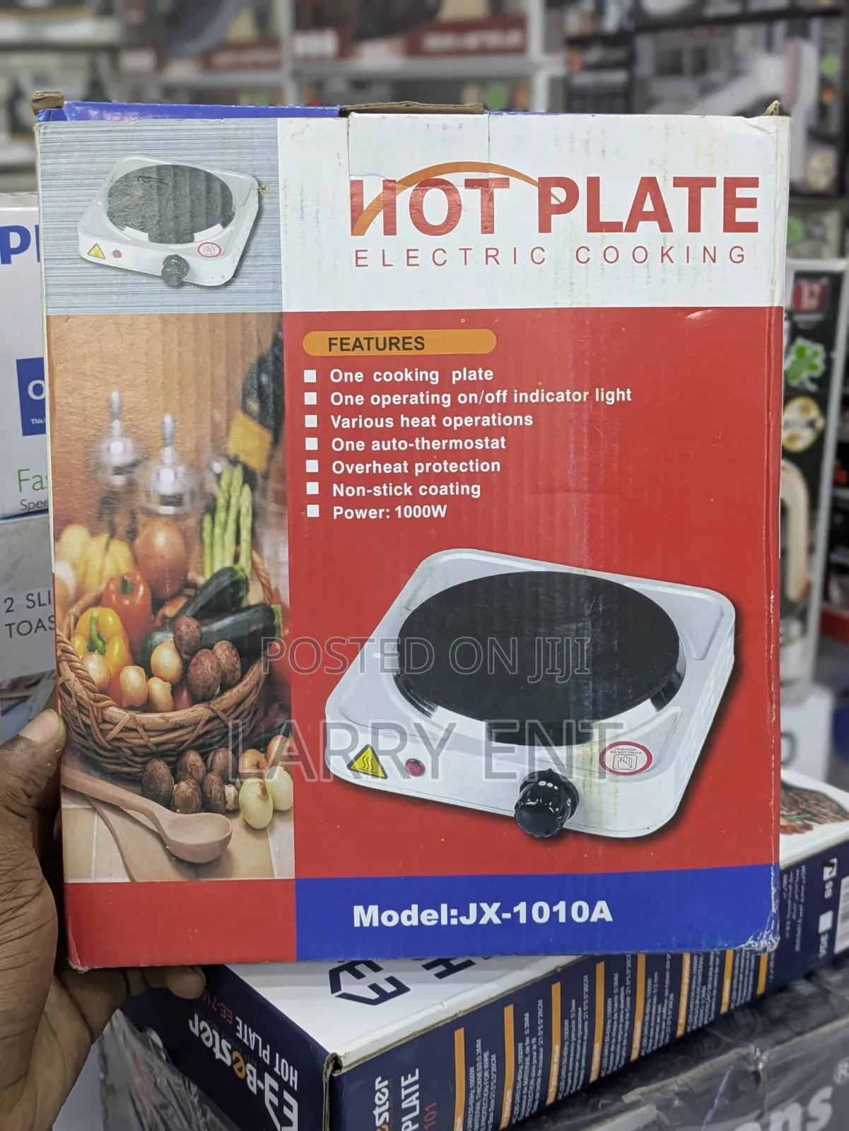 Single Electric Hot Plate 1000w Portable Electric Fast Heating Burner