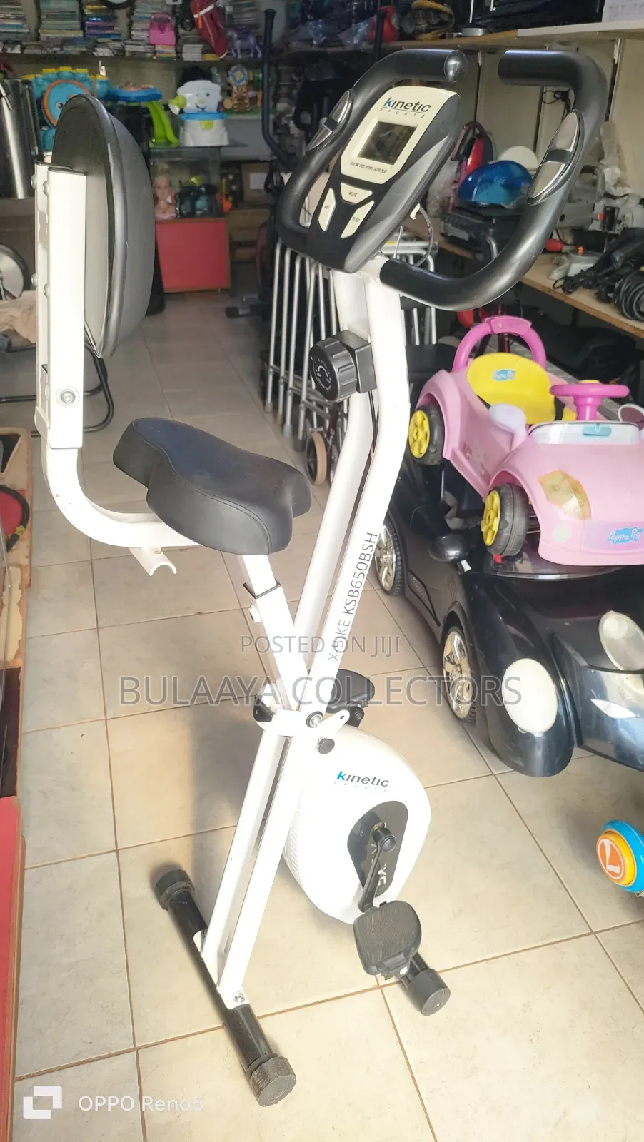 Uk Used White Kinetic Sports X-Bike.