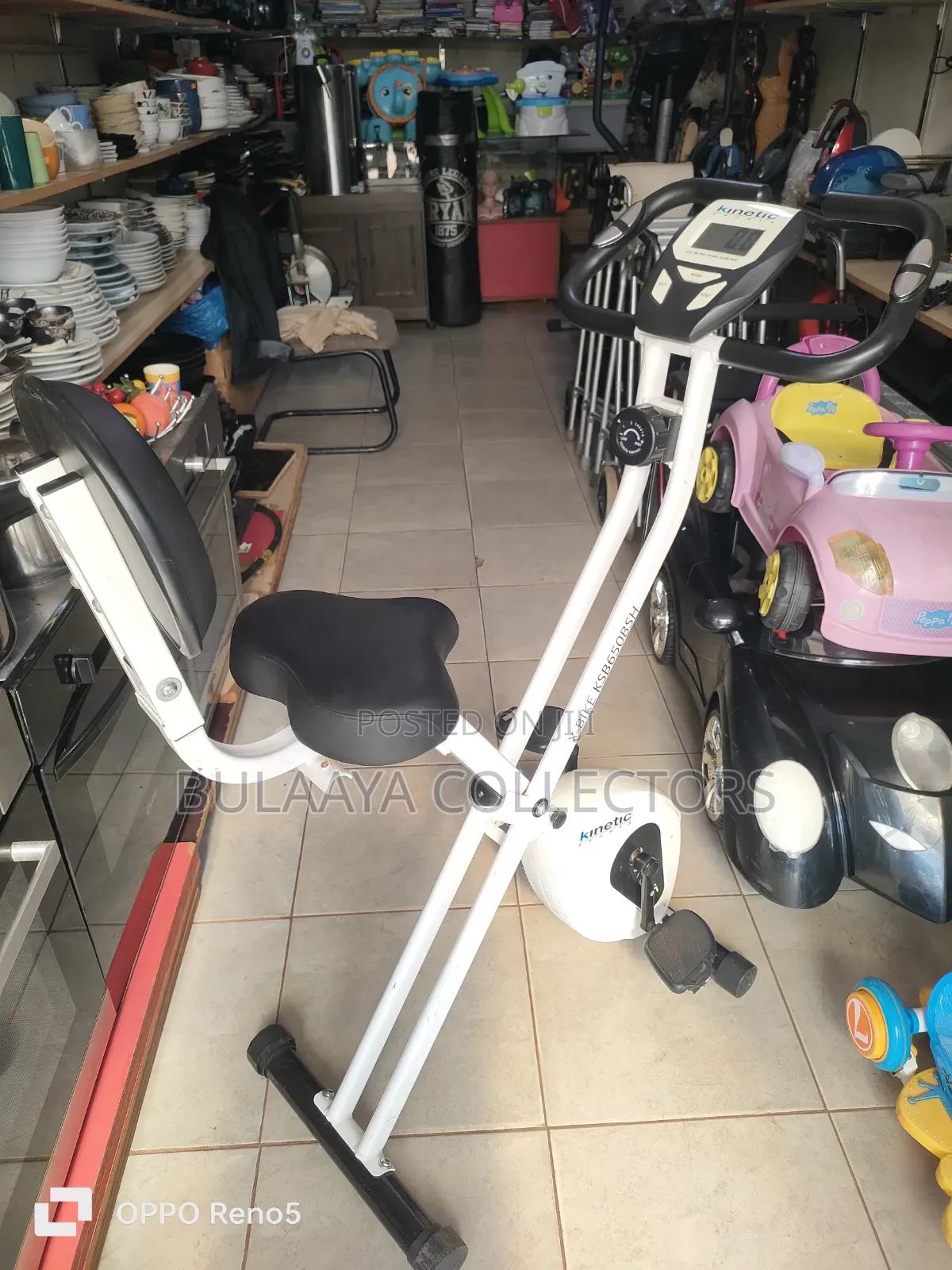 Uk Used White Kinetic Sports X-Bike.