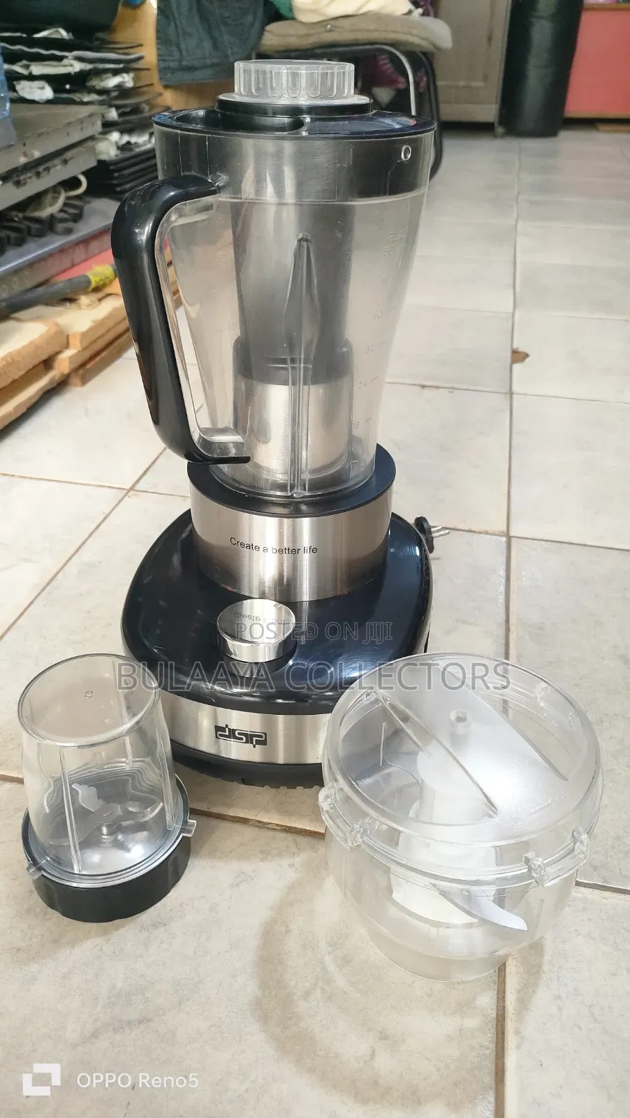DSP Powerful Commercial Food Processor With Juicer Blender and Grinder