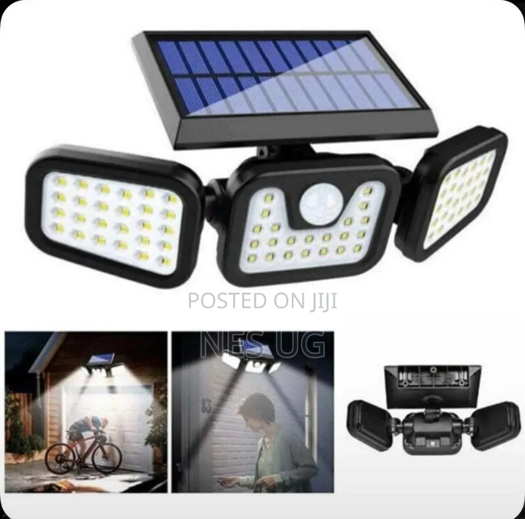Solar Light Motion Sensor Security Dummy Camera - Black