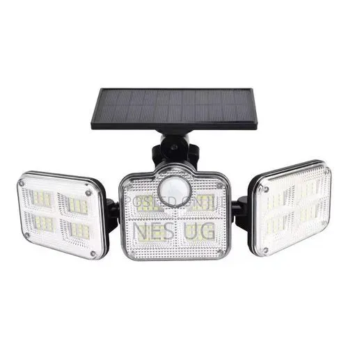 Solar Light Motion Sensor Security Dummy Camera - Black