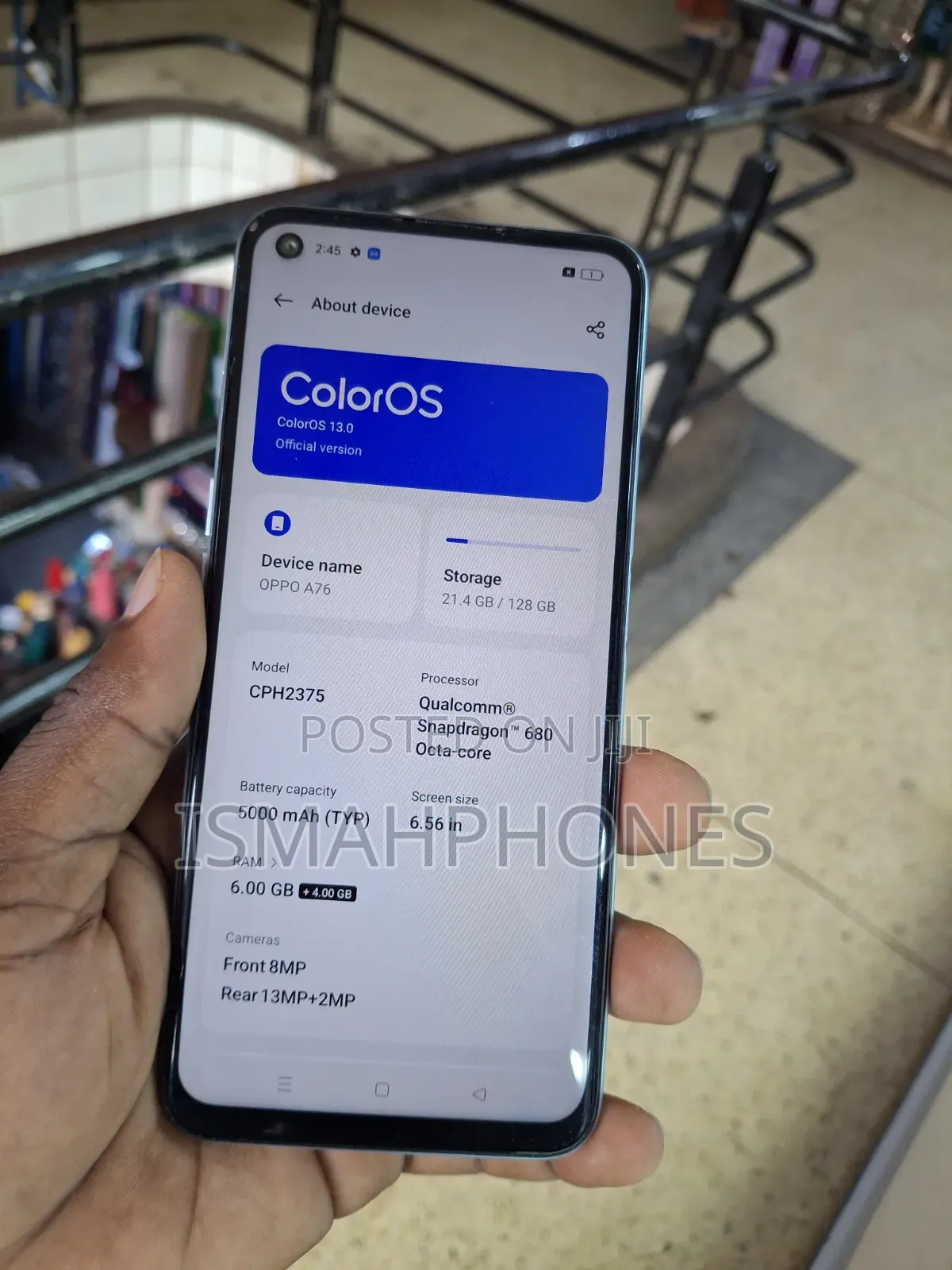 Oppo A76 128 GB Silver