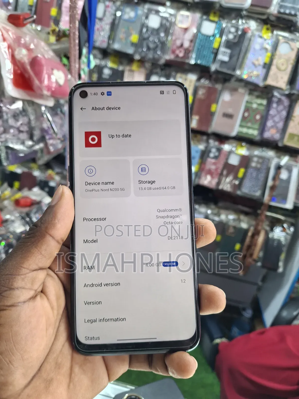 OnePlus Nord N200 5G 64 GB Black