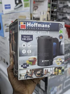 Hoffman 0.8l Full Metal Stainless Steel Electric Portable Kettle