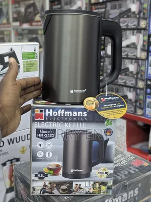 Hoffman Premium 0.8l Stainless Steel Travel Electric Kettle Portable