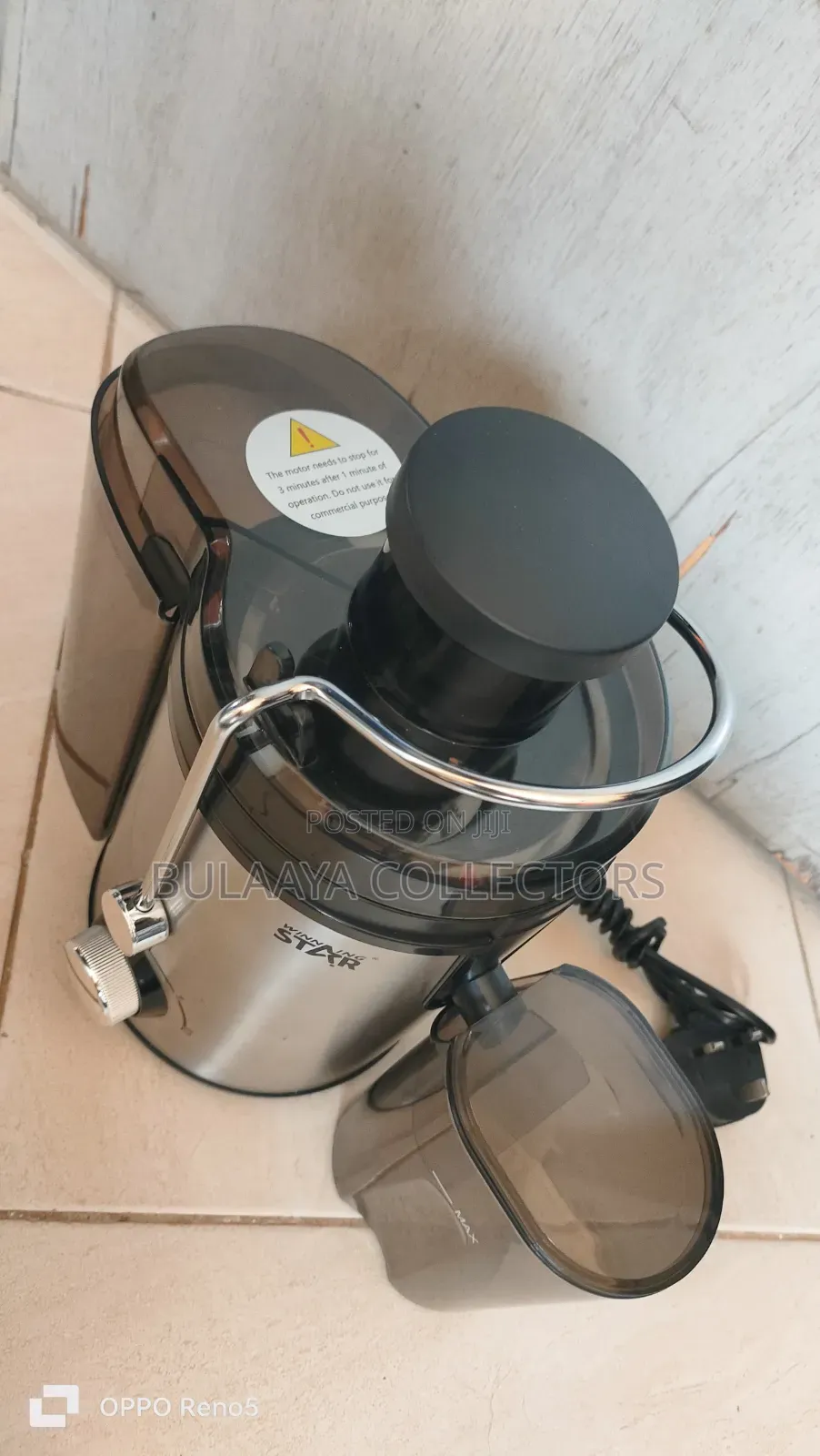 Winning Star St-5546-L Centrifugal Juice Extractor, 400w Motor.