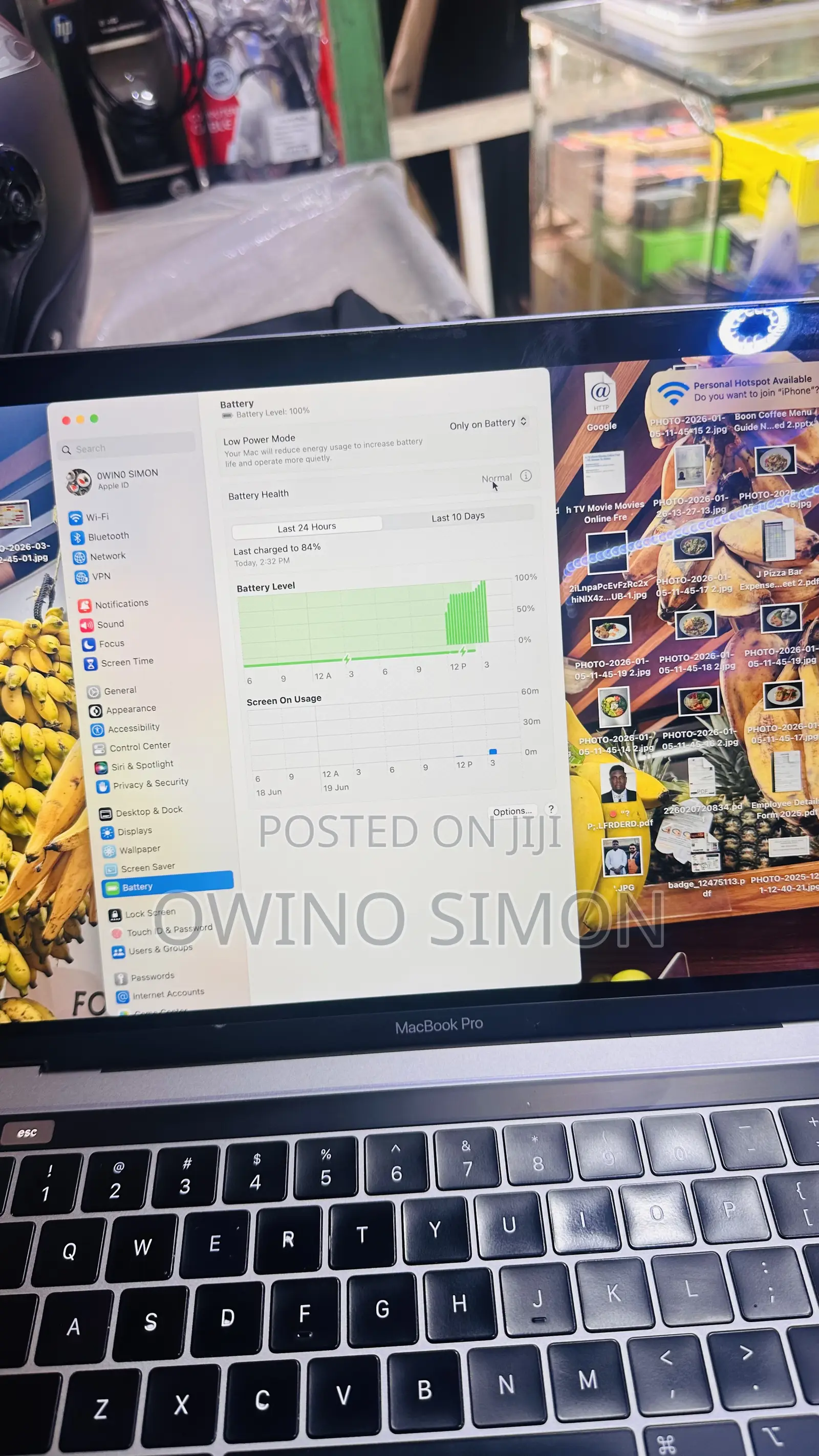 Laptop Apple MacBook Pro 2019 8GB Intel Core i7 SSD 512GB