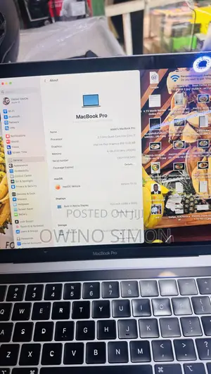 Laptop Apple MacBook Pro 2019 8GB Intel Core i7 SSD 512GB