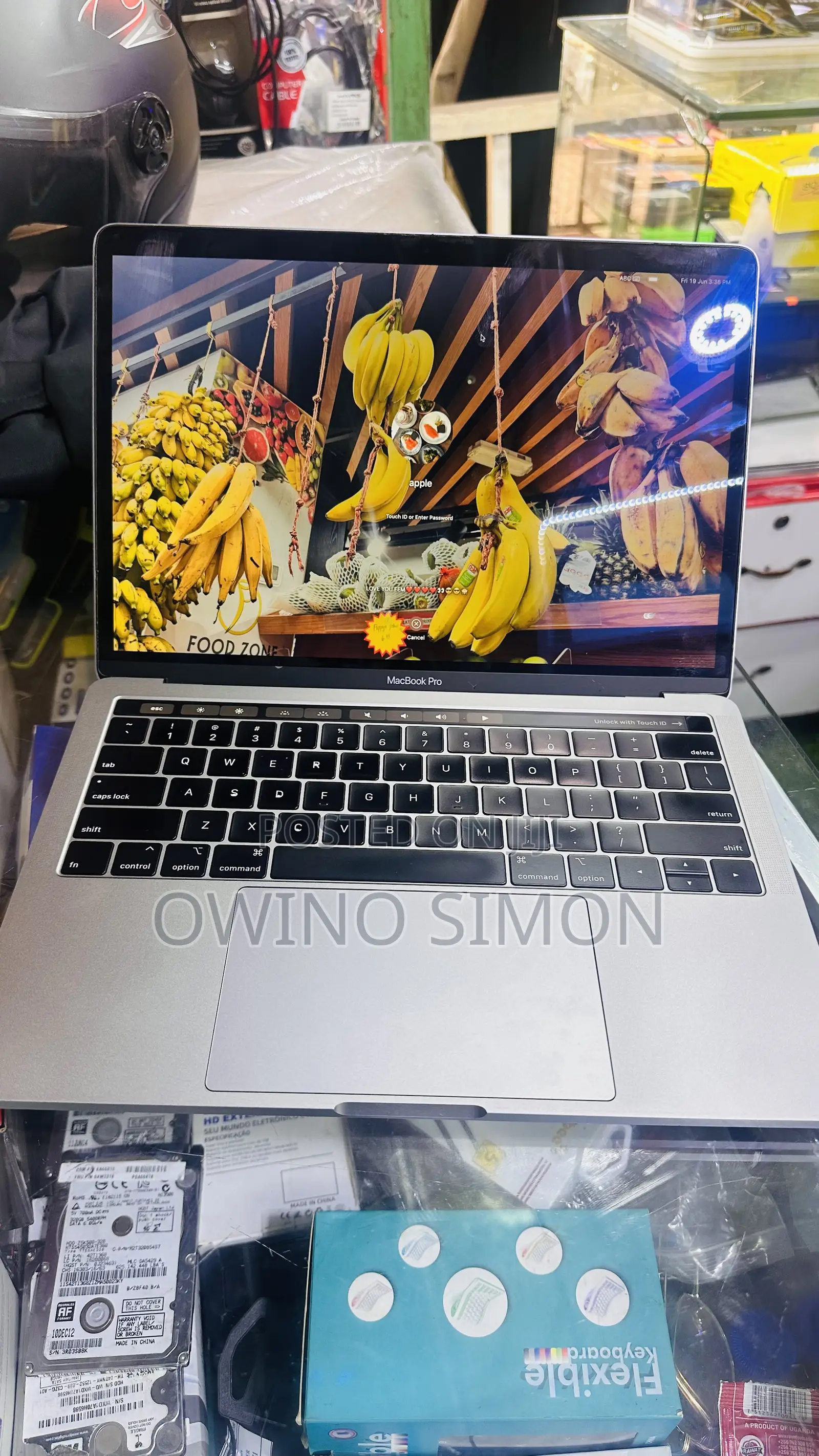 Laptop Apple MacBook Pro 2019 8GB Intel Core i7 SSD 512GB